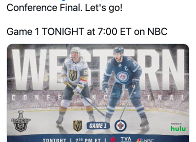 NHL. Stanley Cup: De Twitter a la tele